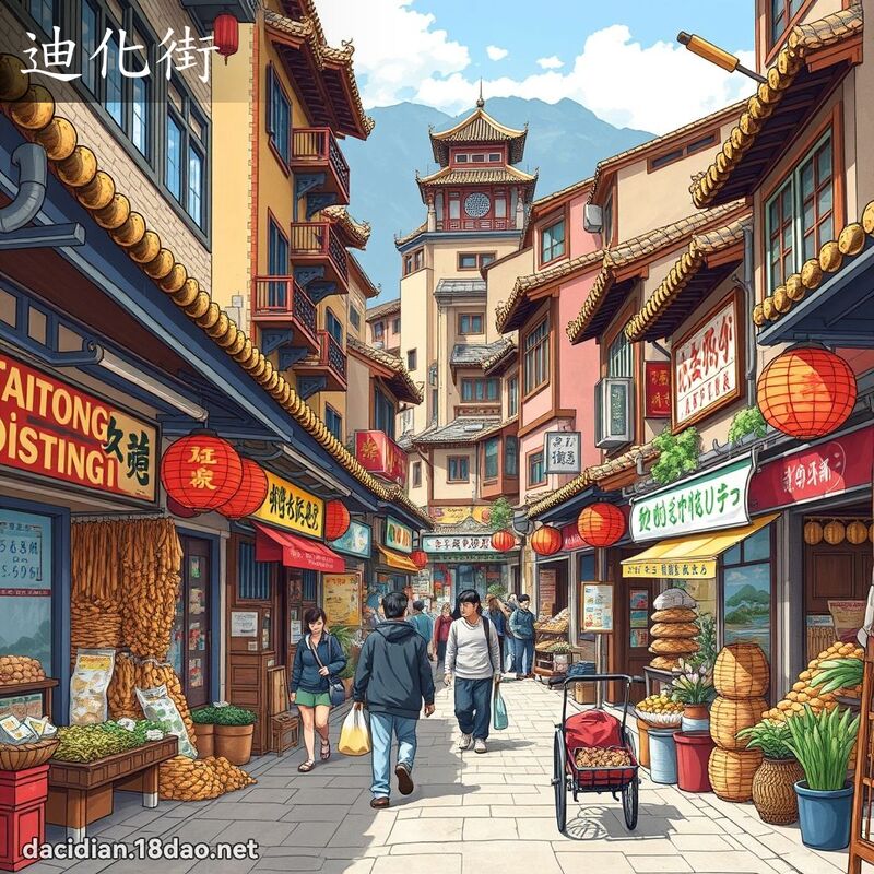 迪化街 - 國語大辭典配圖