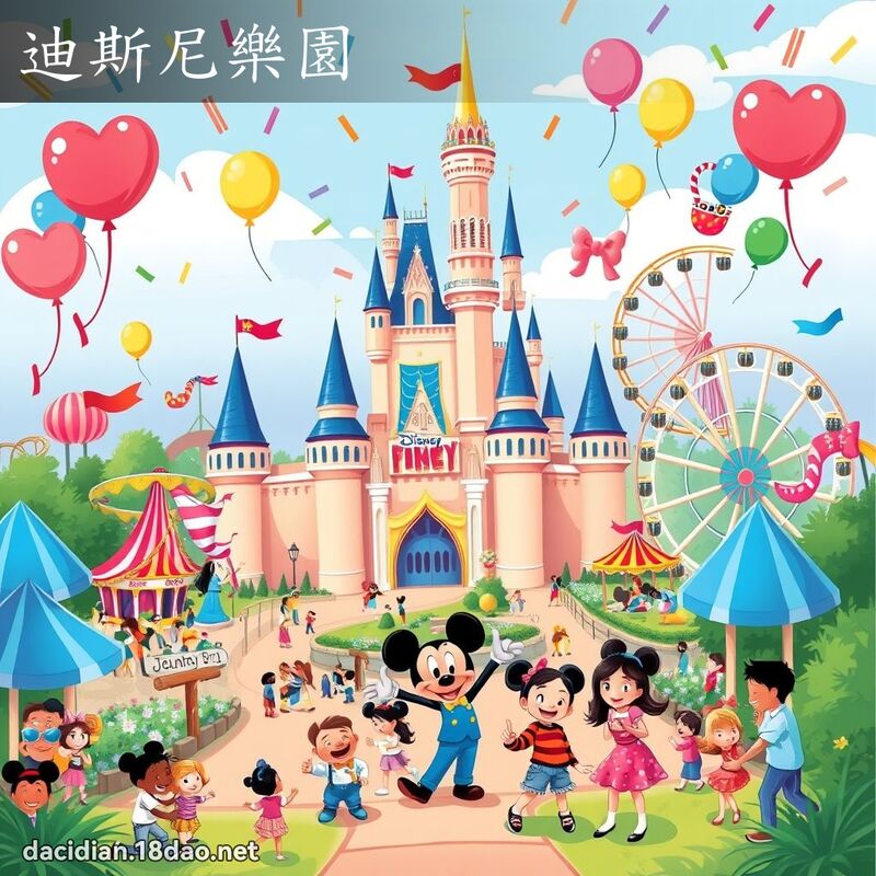 迪斯尼樂園 - 國語大辭典配圖