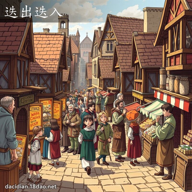 迭出迭入 - 国语大辞典配图