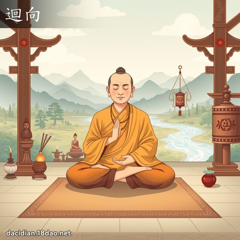 迴向 - 國語大辭典配圖