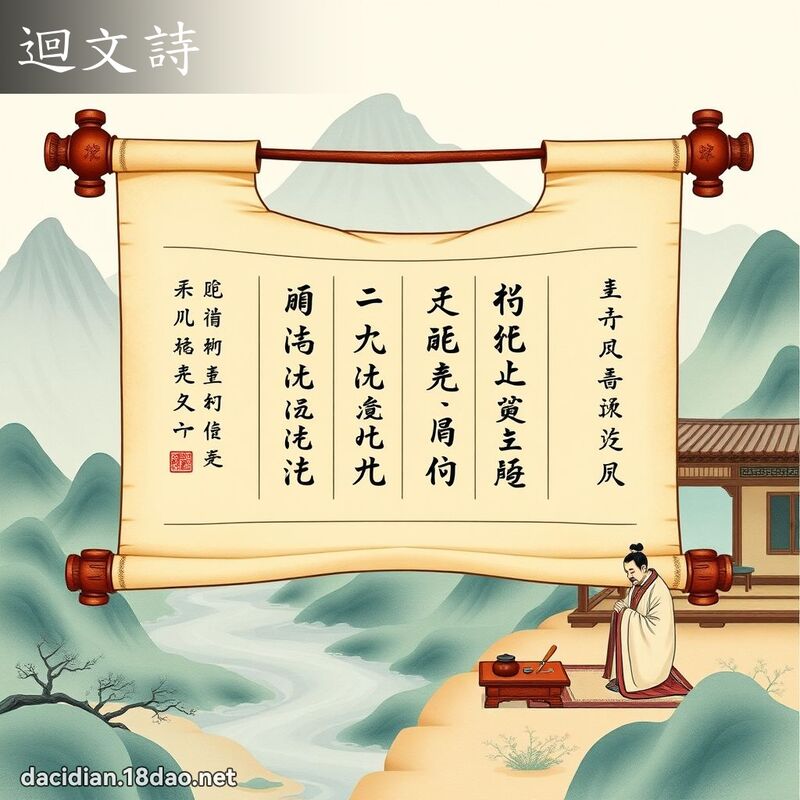迴文詩 - 國語大辭典配圖