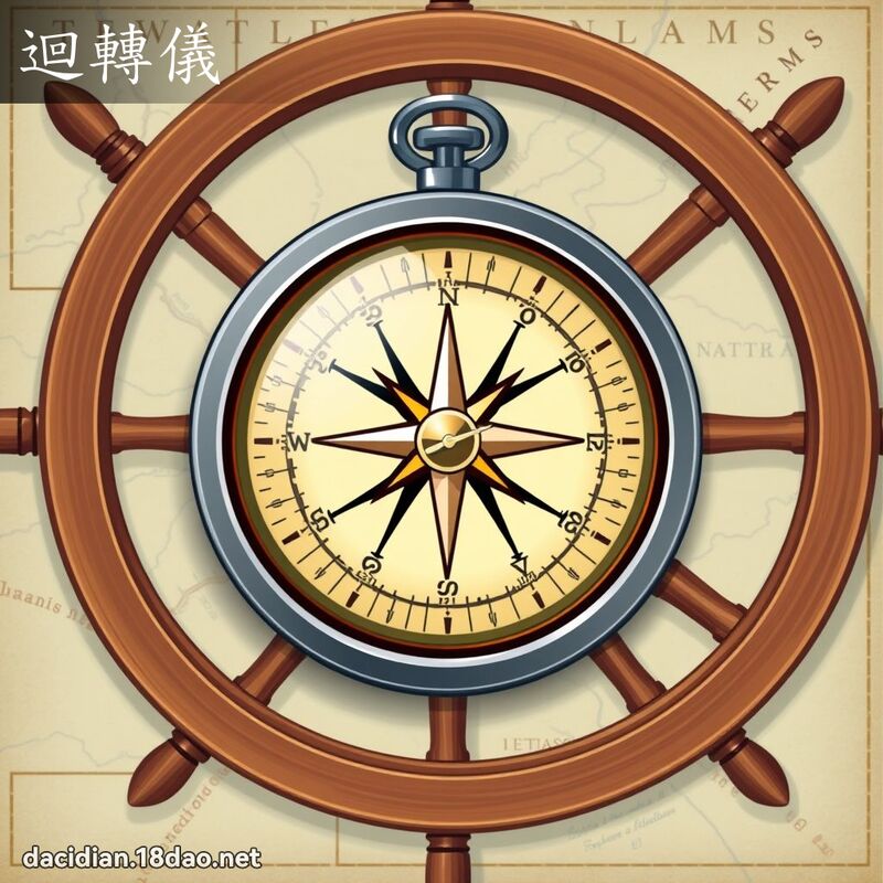迴轉儀 - 國語大辭典配圖