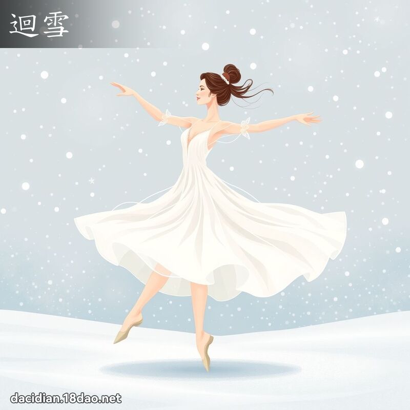 迴雪 - 國語大辭典配圖