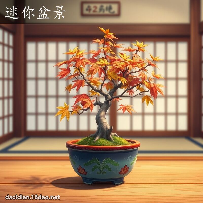 迷你盆景 - 國語大辭典配圖