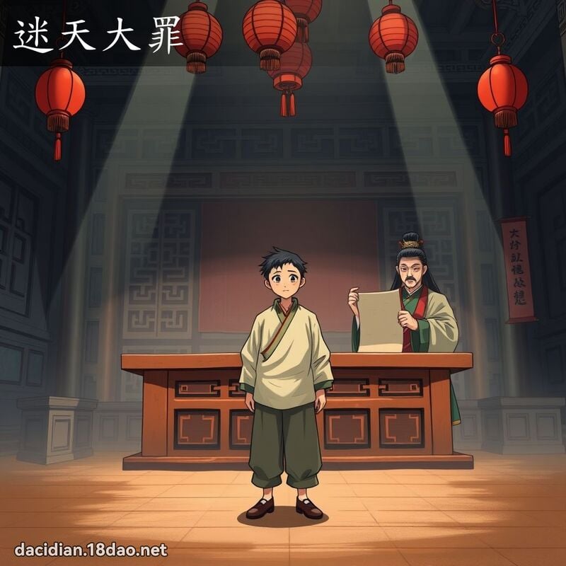 迷天大罪 - 国语大辞典配图