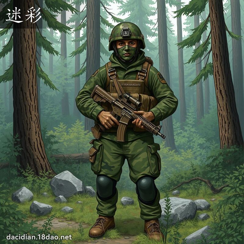 迷彩 - 國語大辭典配圖