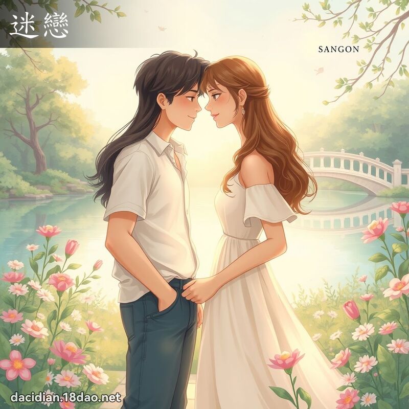 迷戀 - 國語大辭典配圖