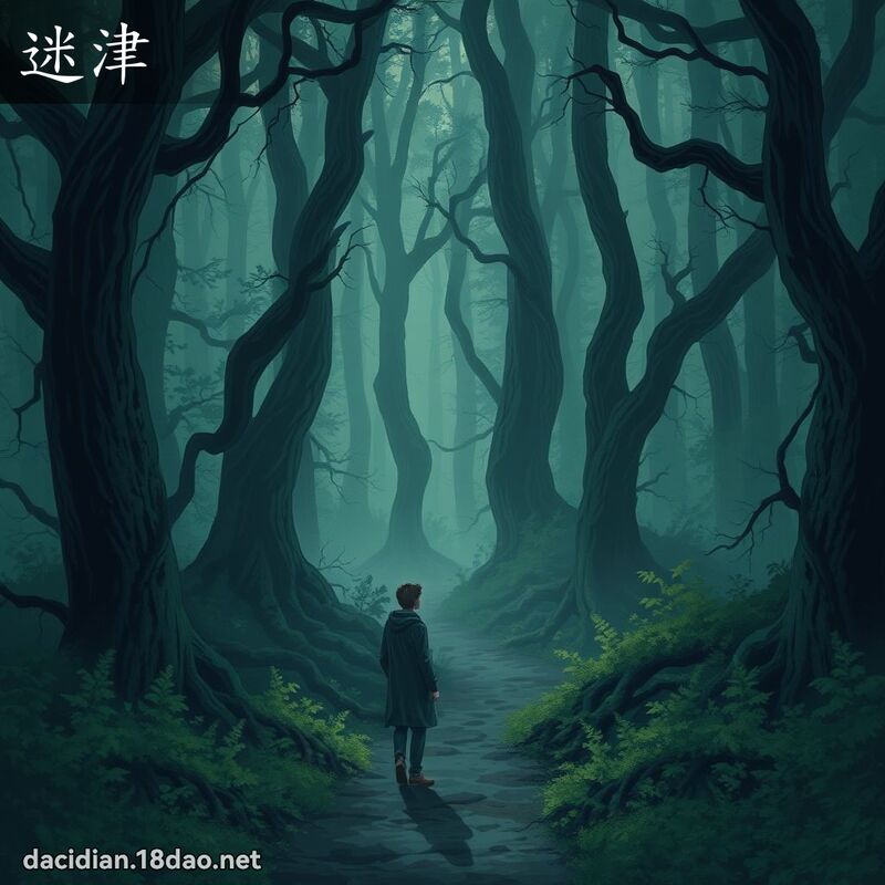 迷津 - 国语大辞典配图