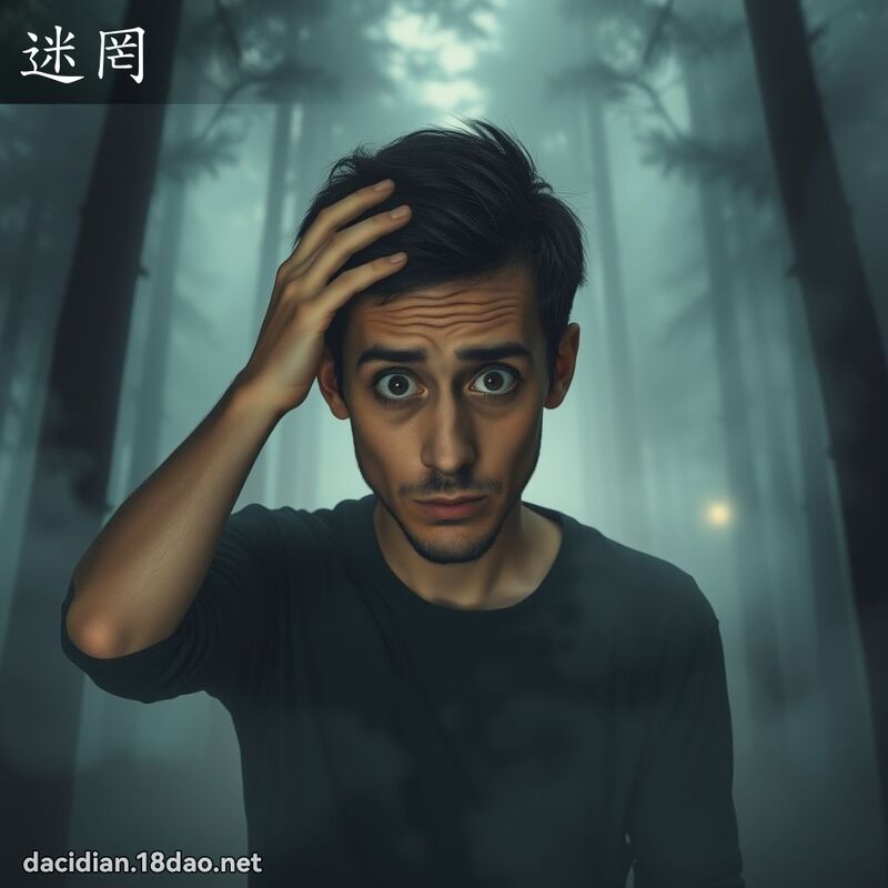 迷罔 - 国语大辞典配图