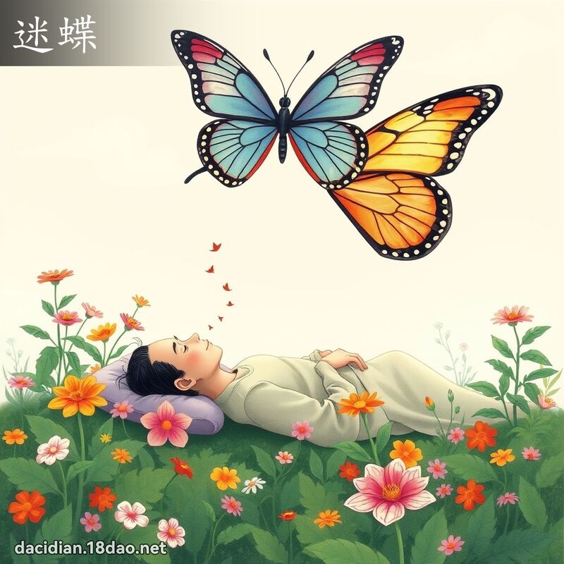 迷蝶 - 國語大辭典配圖