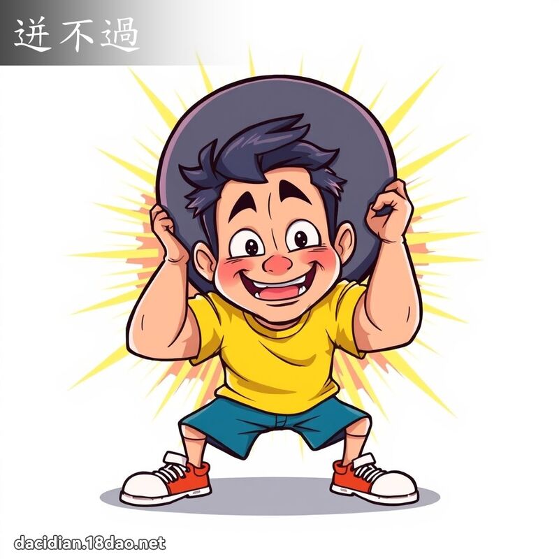 迸不過 - 國語大辭典配圖