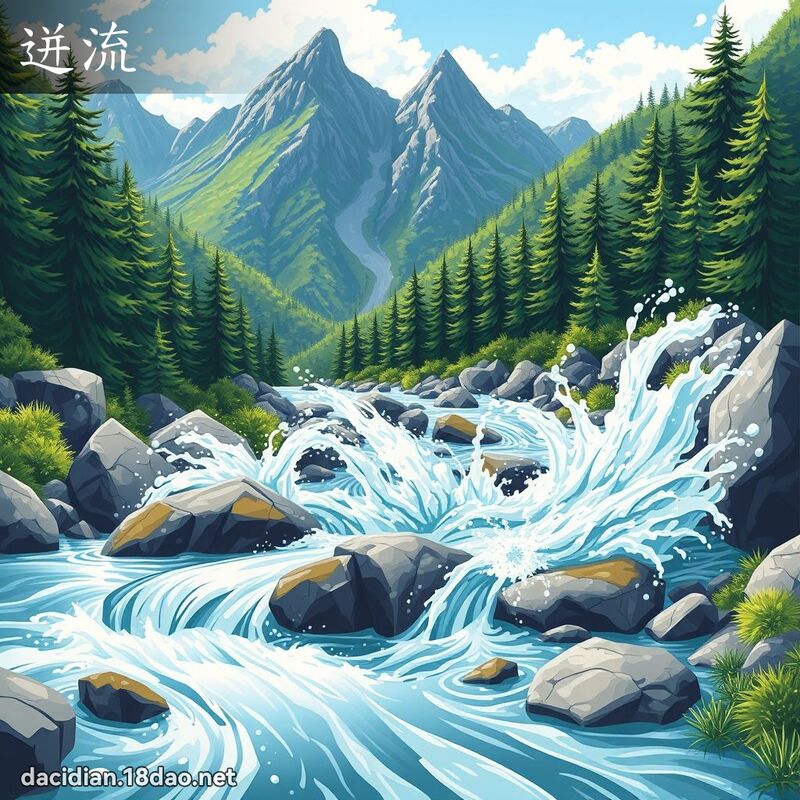 迸流 - 國語大辭典配圖