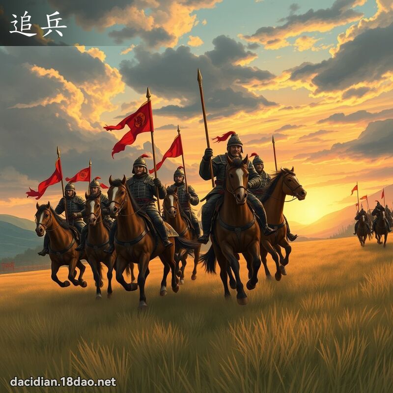 追兵 - 國語大辭典配圖
