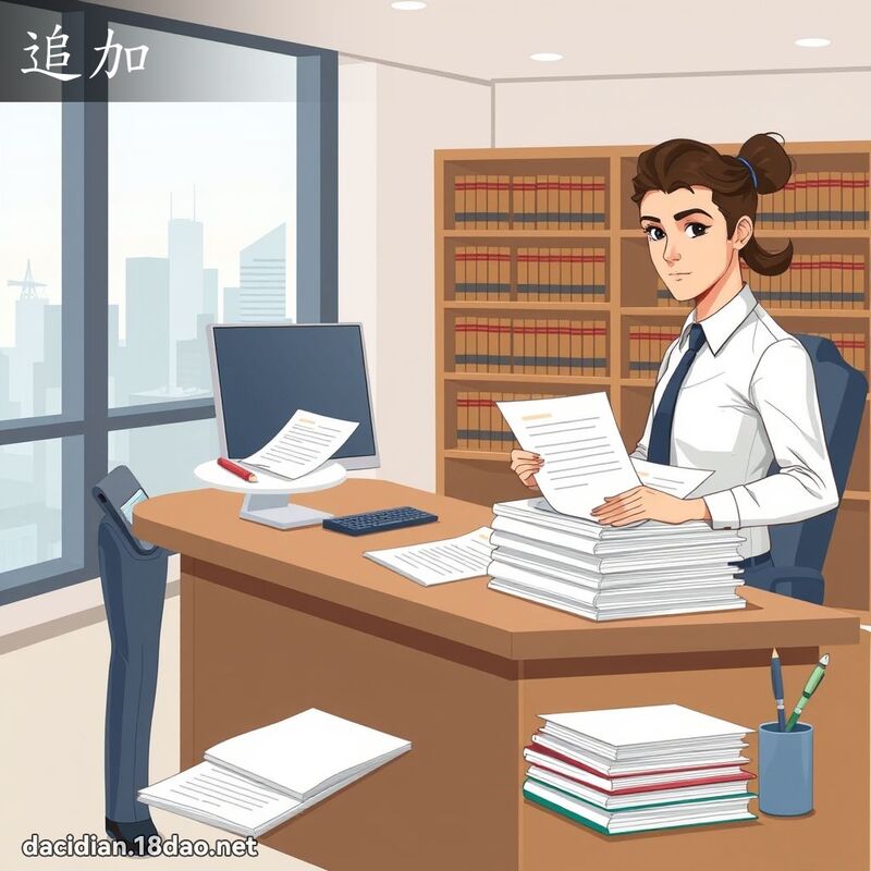 追加 - 国语大辞典配图