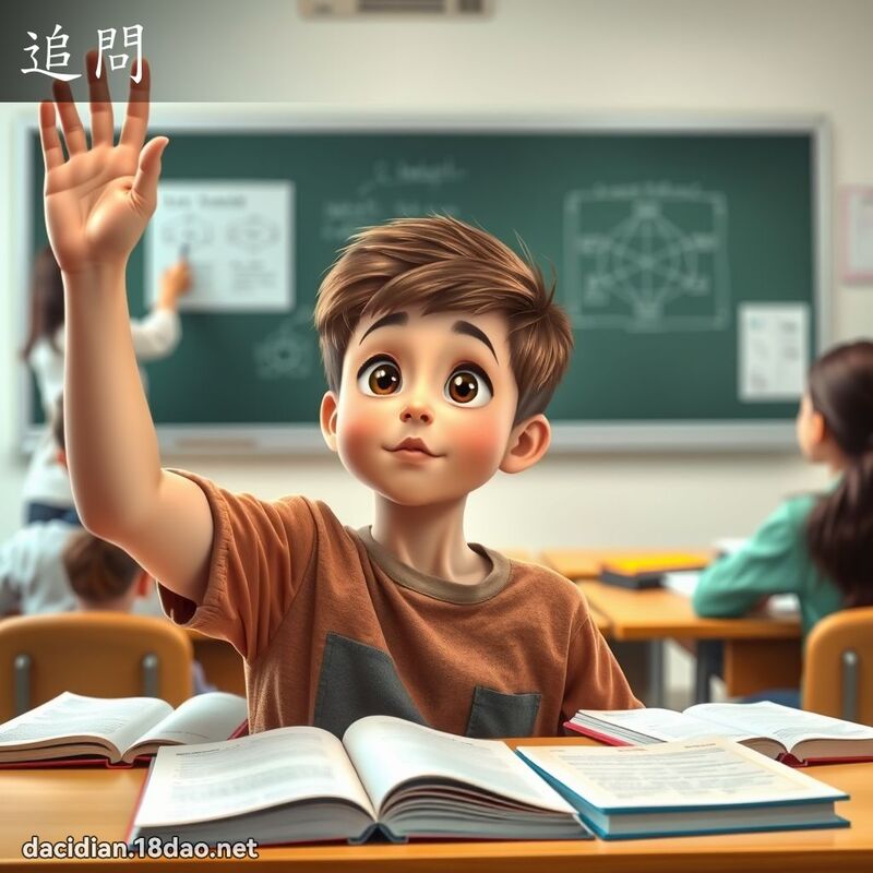 追問 - 國語大辭典配圖