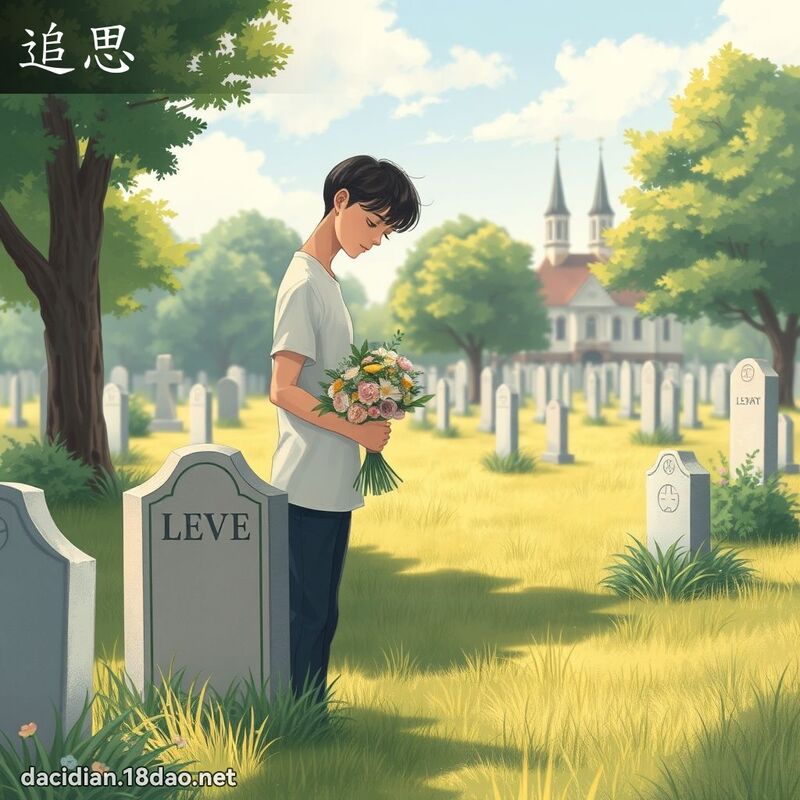 追思 - 国语大辞典配图