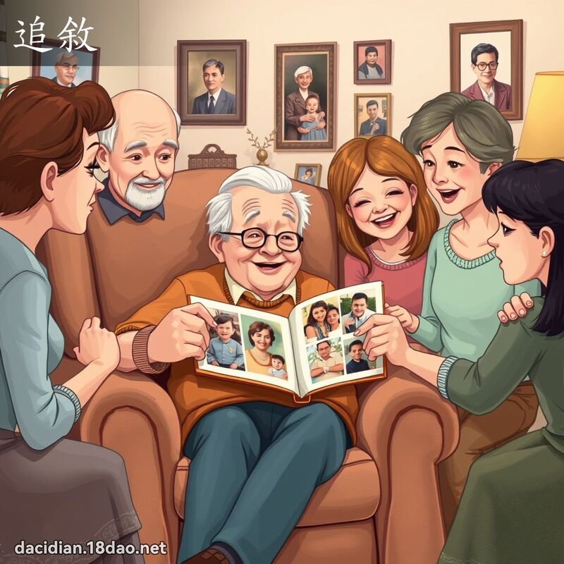 追敘 - 国语大辞典配图