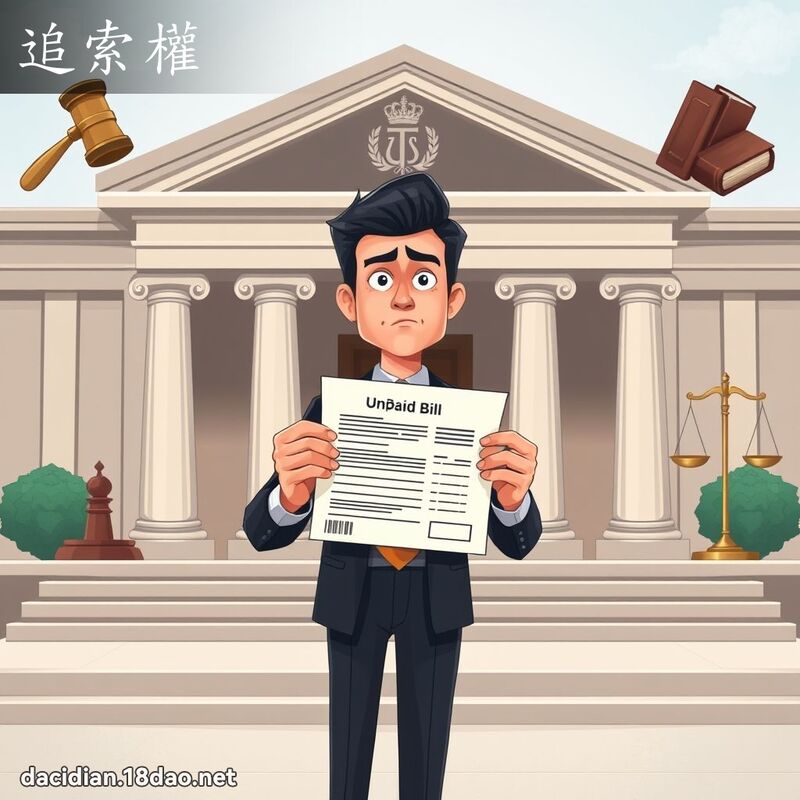 追索权 - 国语大辞典配图