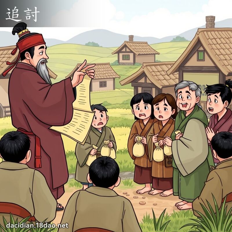 追討 - 國語大辭典配圖