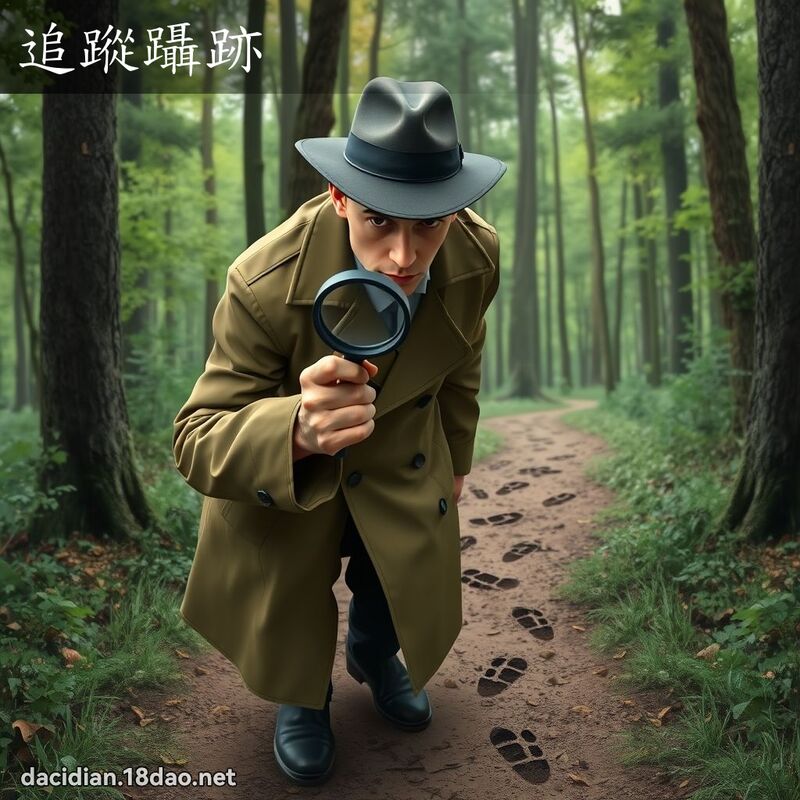 追蹤躡跡 - 國語大辭典配圖
