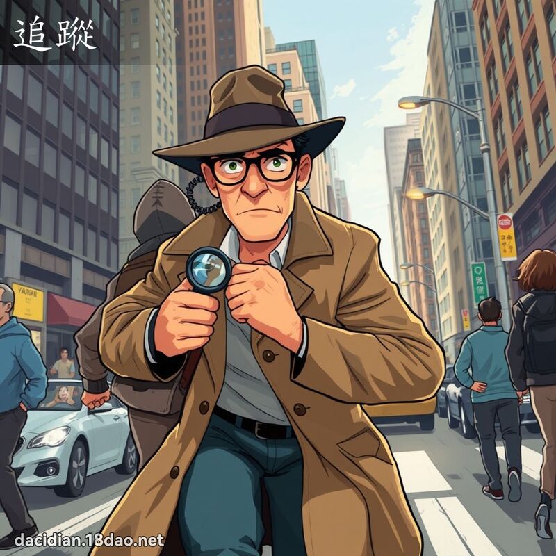 追蹤 - 國語大辭典配圖