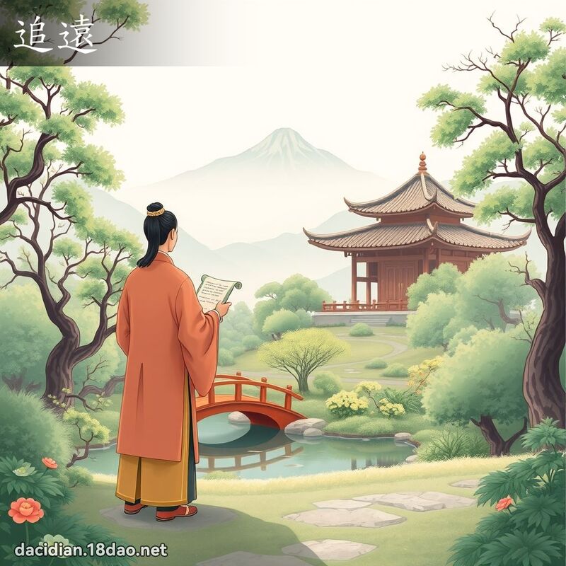追遠 - 國語大辭典配圖