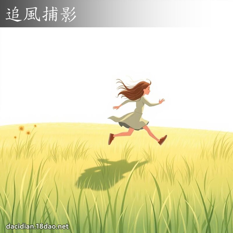 追风捕影 - 国语大辞典配图