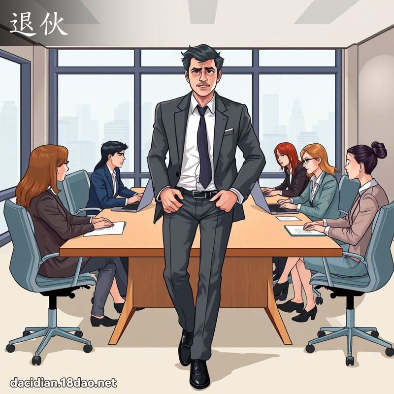 退伙 - 國語大辭典配圖