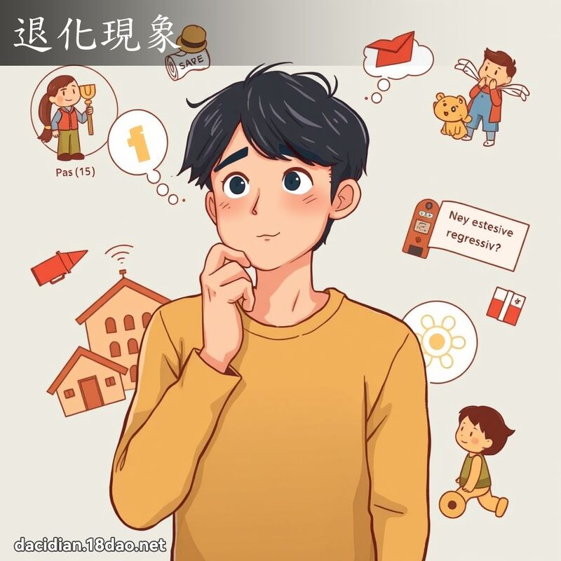 退化现象 - 国语大辞典配图