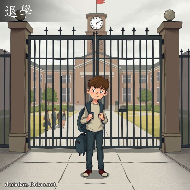 退學 - 國語大辭典配圖