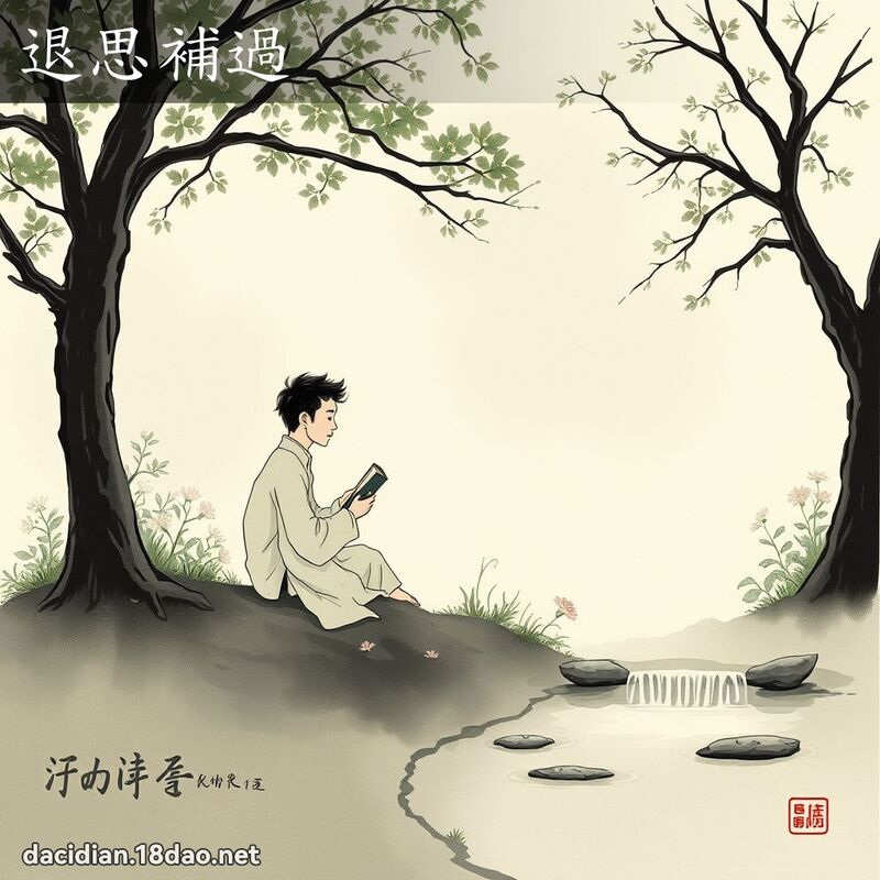 退思补过 - 国语大辞典配图