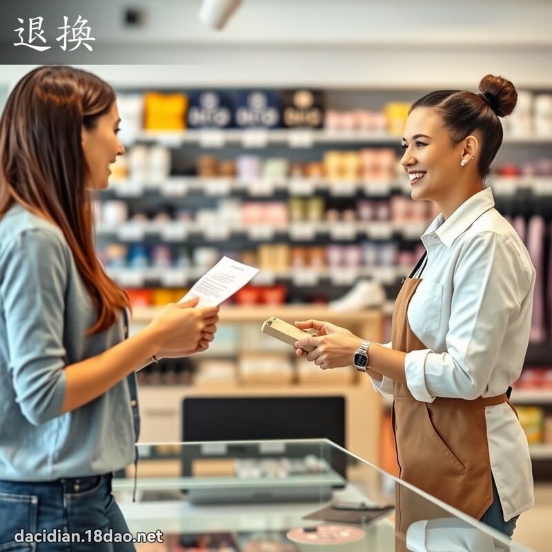 退换 - 国语大辞典配图