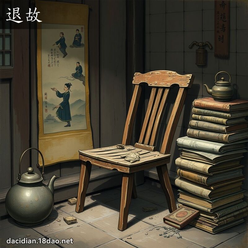 退故 - 國語大辭典配圖