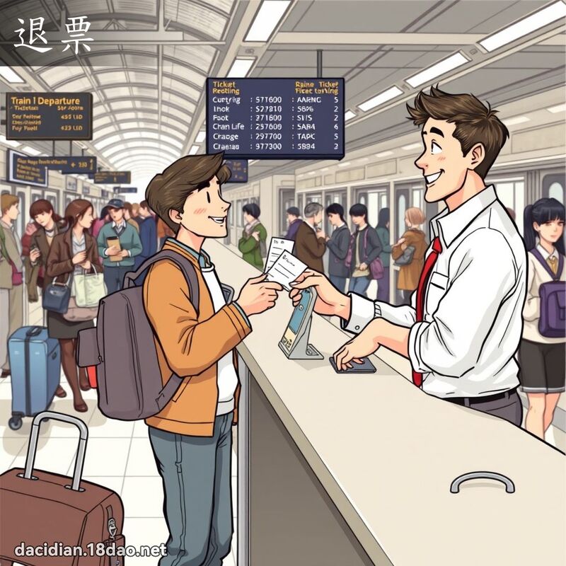 退票 - 国语大辞典配图