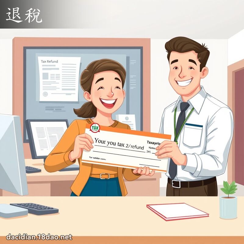 退稅 - 國語大辭典配圖