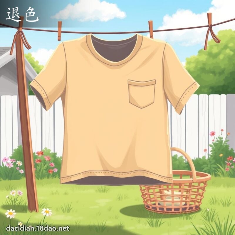 退色 - 國語大辭典配圖