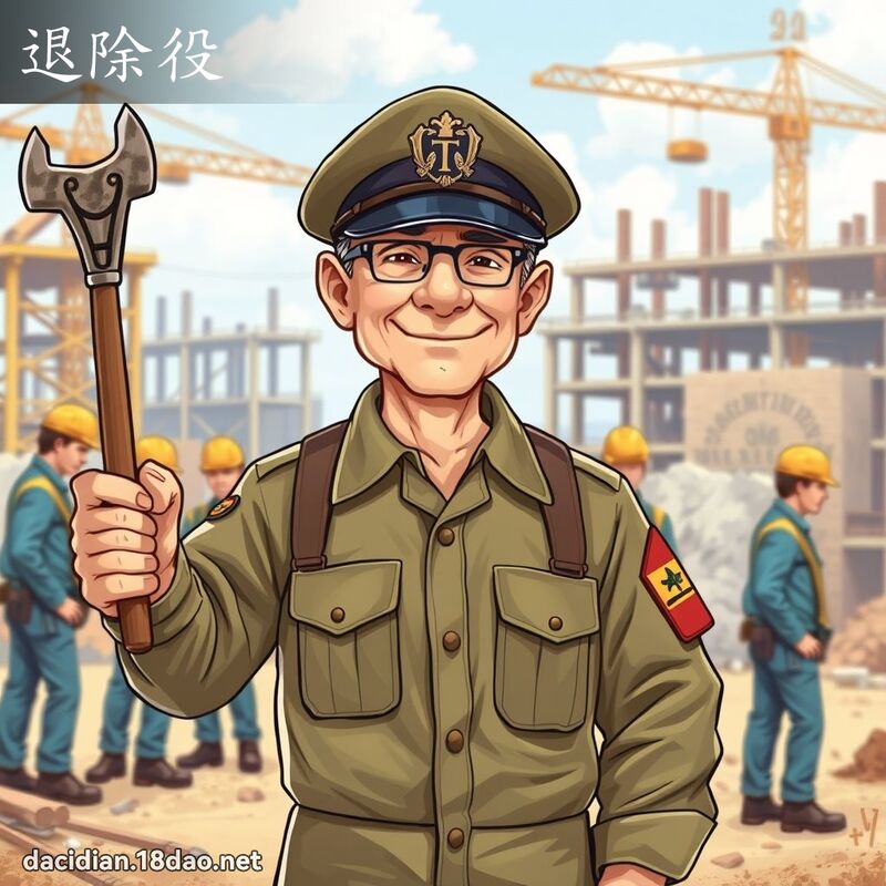 退除役 - 国语大辞典配图