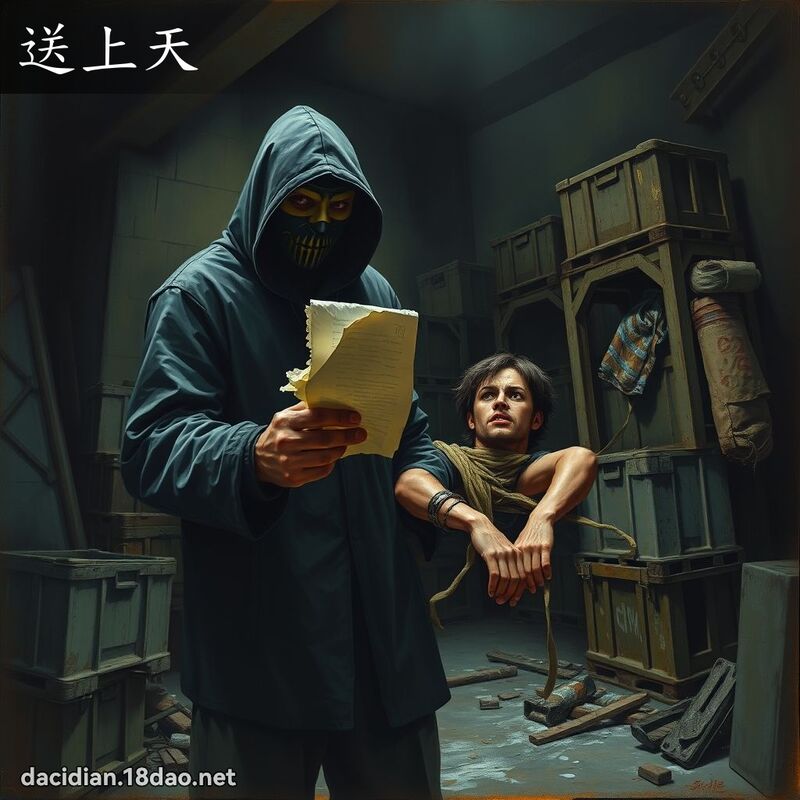 送上天 - 国语大辞典配图
