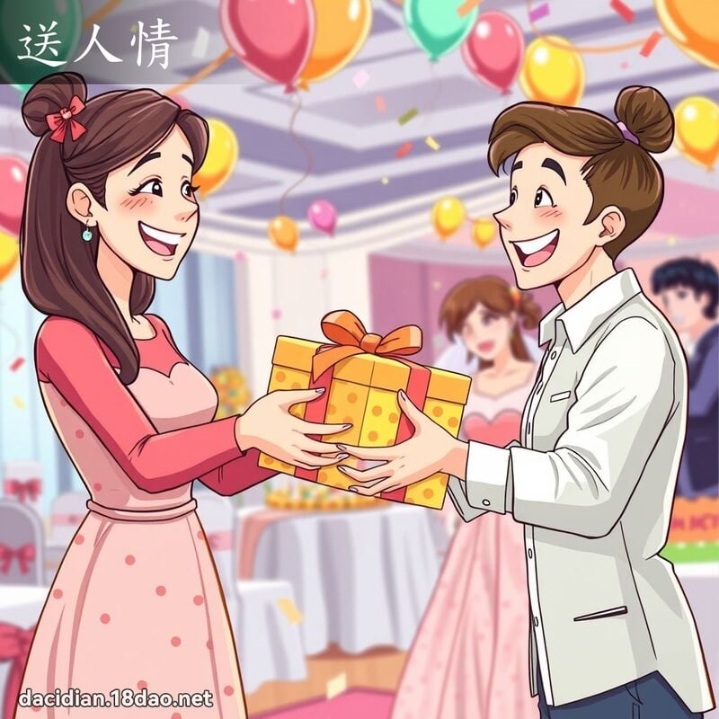 送人情 - 国语大辞典配图