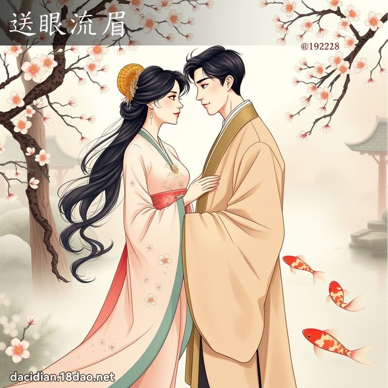 送眼流眉 - 國語大辭典配圖