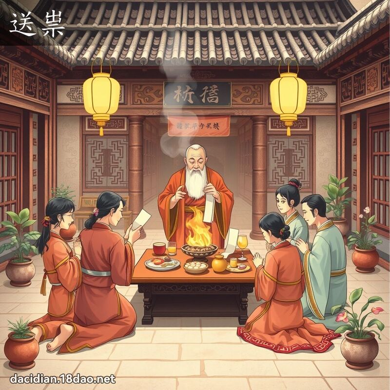 送祟 - 国语大辞典配图
