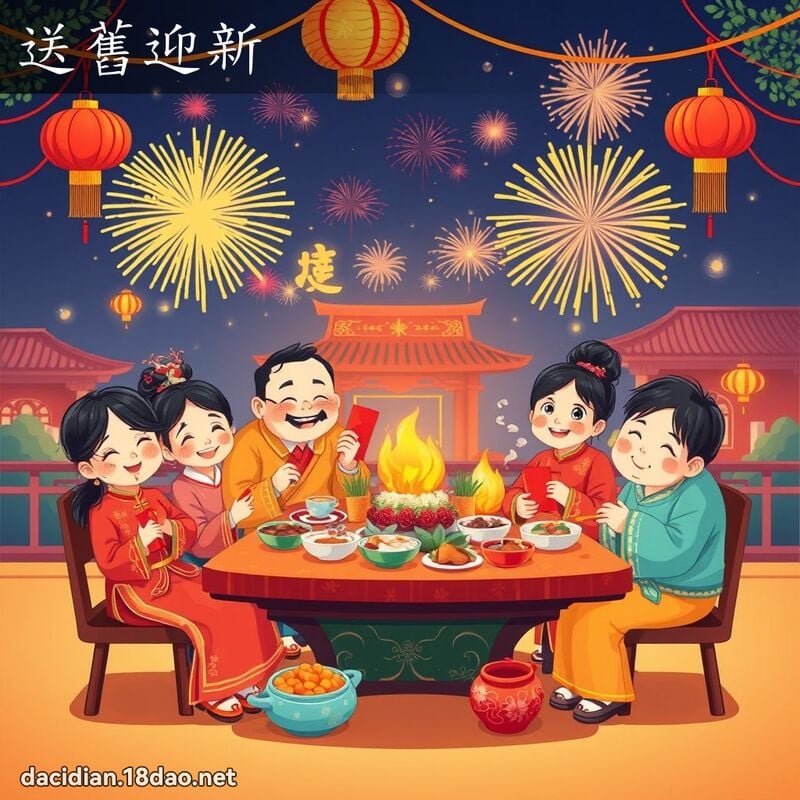 送旧迎新 - 国语大辞典配图