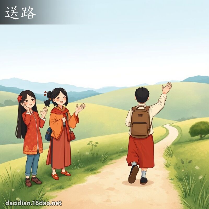 送路 - 國語大辭典配圖