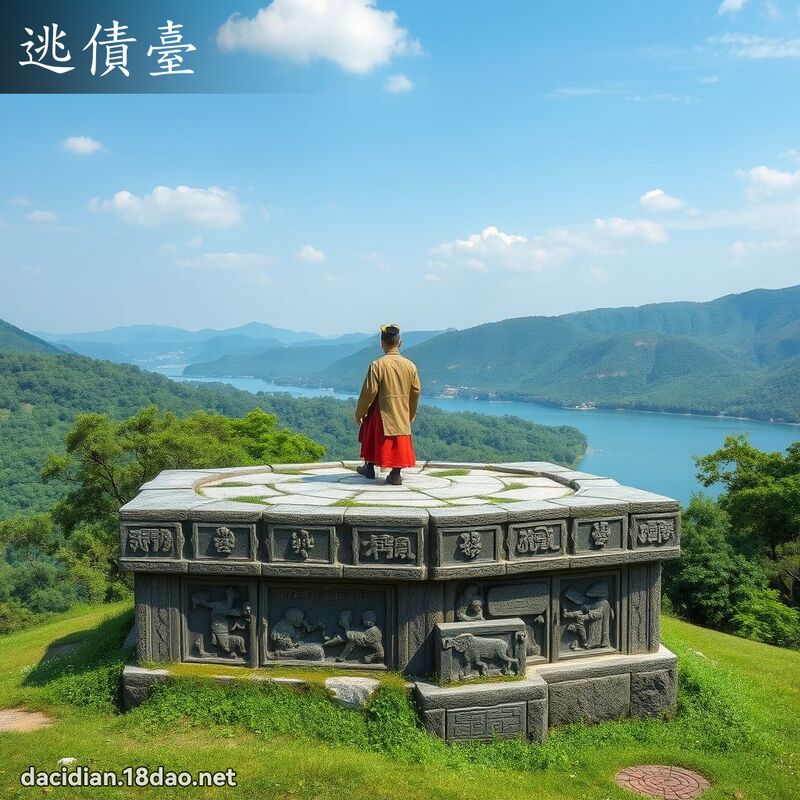 逃债台 - 国语大辞典配图