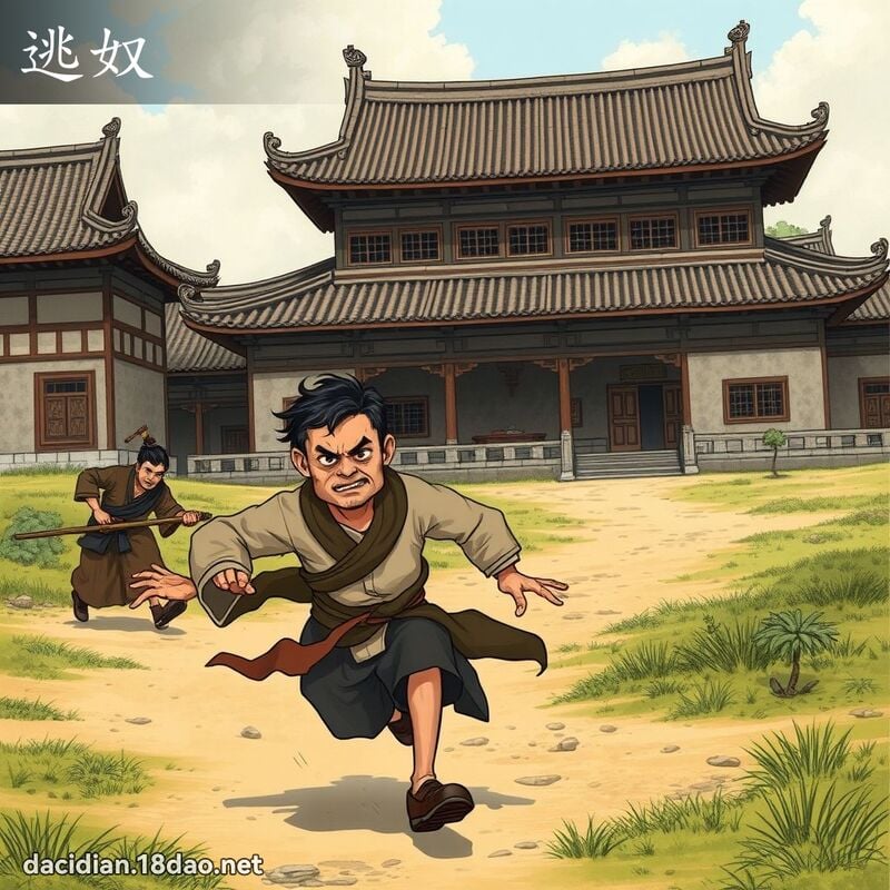逃奴 - 国语大辞典配图
