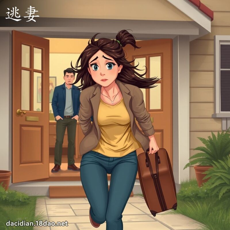 逃妻 - 国语大辞典配图