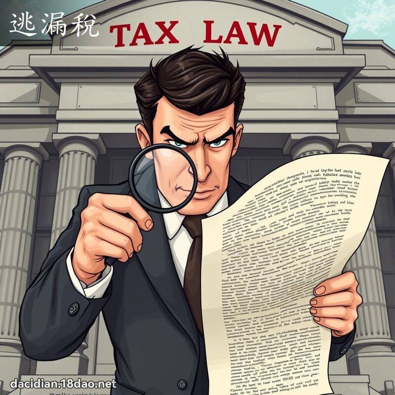逃漏税 - 国语大辞典配图