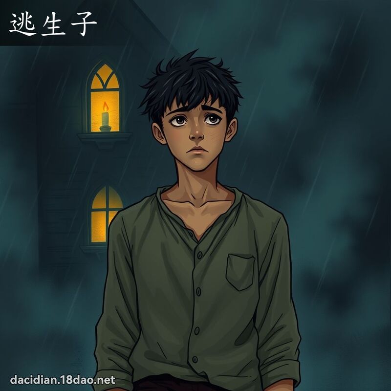 逃生子 - 国语大辞典配图