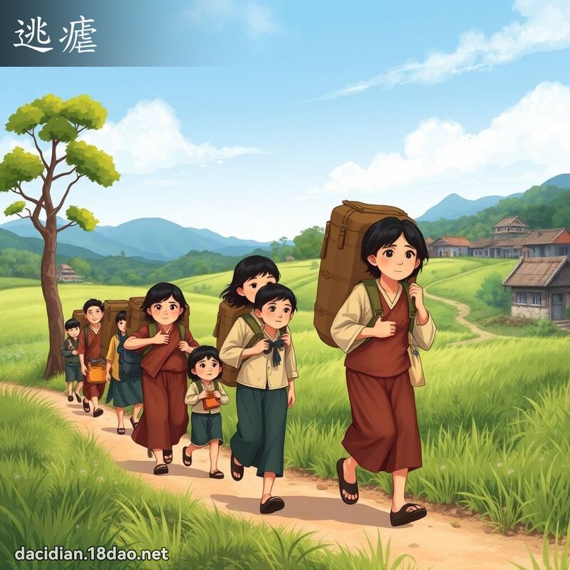 逃疟 - 国语大辞典配图