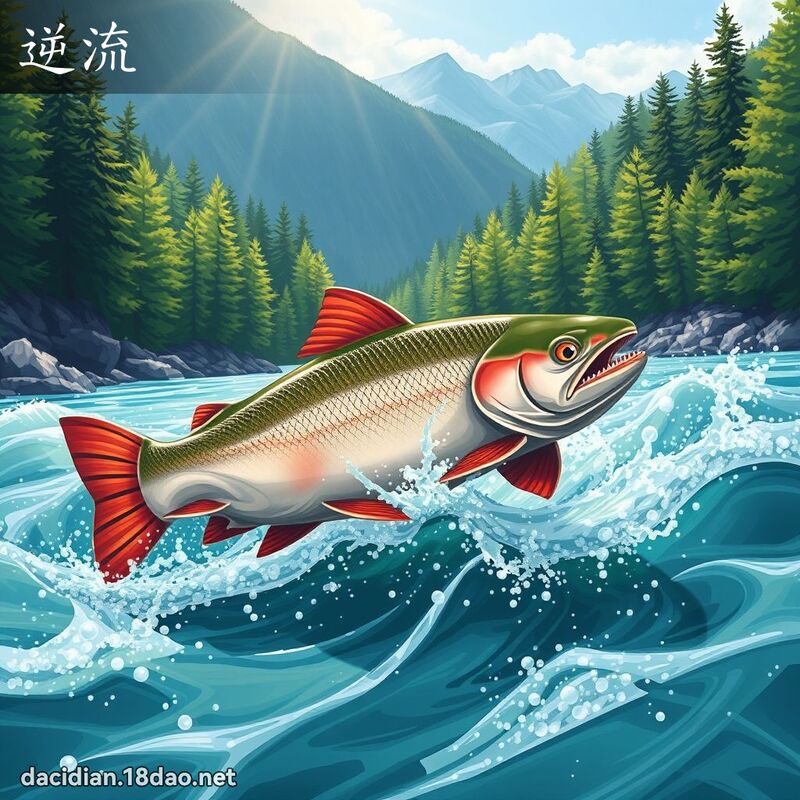 逆流 - 國語大辭典配圖